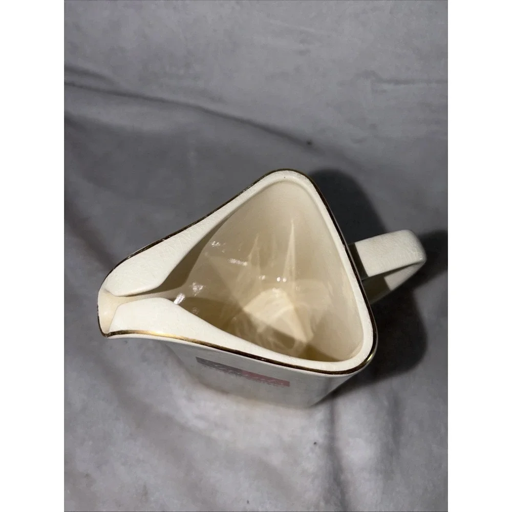 Vintage 70s Grant's Scotch‎ Whisky Ceramic Water Jug Pitcher Triangular Wade GVC